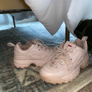 light pink fila